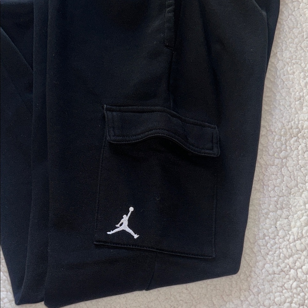 Jordan Kids Black Joggers with Logo - Picture 9 of 9